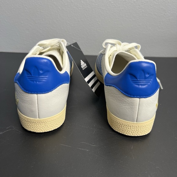 Adidas Gazelle Shoe Palace Exclusive Mens Size 9 Shoes Blue Aged Midsole Leather - Picture 5 of 7